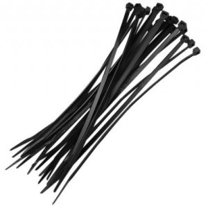 Amarra plastica negra 7,5 x 500 mm