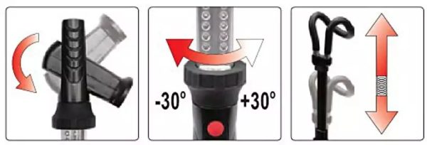 Lampara de trabajo 120 led - yato - Imagen 2