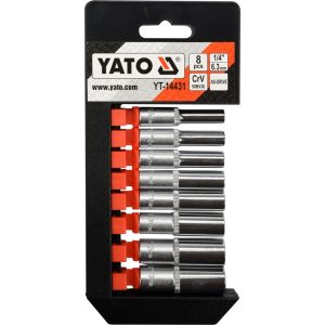 Set dados 1-4Pulgadas  8pcs, - yato