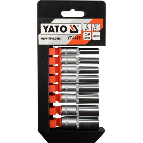 Set dados 1-4Pulgadas  8pcs, - yato