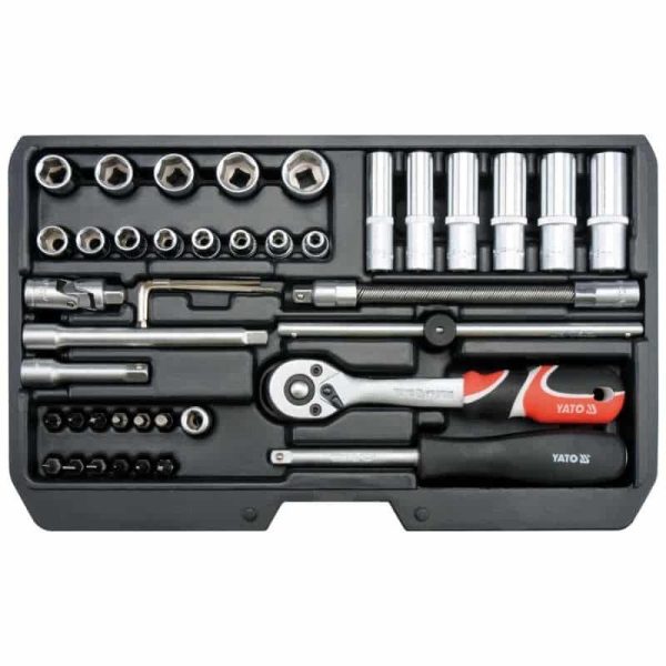 Set de dados 1-4Pulgadas   42 pcs - yato - Imagen 2