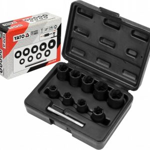 Set extractor de tornillo 3-8Pulgadas  10 pcs - yato