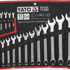 Set llaves punta corona 17 pcs, - yato