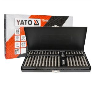 Set puntas toma hex, 10mm 40 pcs - yato