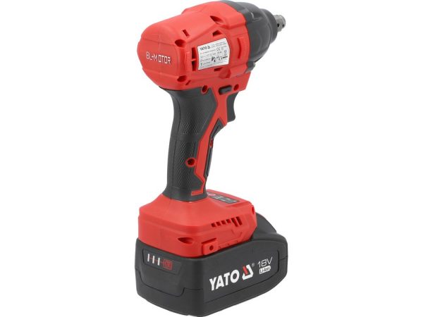 Llave impacto inal brush 350nm 1-2Pulgadas  18v 2x2ah-yato - Imagen 2
