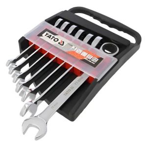Set llaves pta, corona c-chicharra 7 pcs - yato