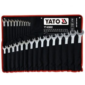 Set llaves punta corona 26pcs - yato