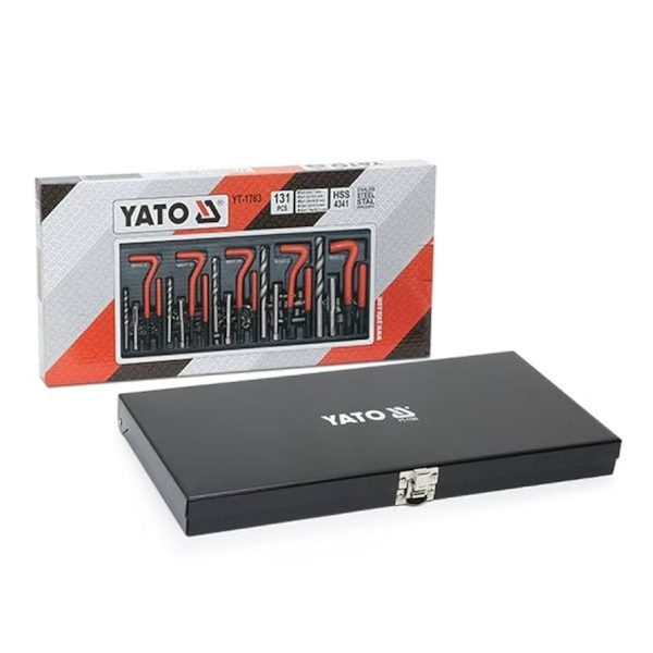 Kit de reparación de roscas m5-m12 131pcs - yato - Imagen 2