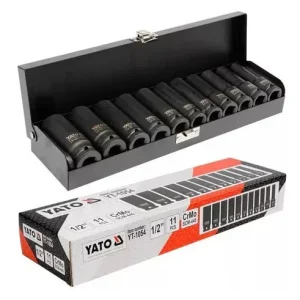 Set dados impacto 1-2Pulgadas  11 pcs - yato