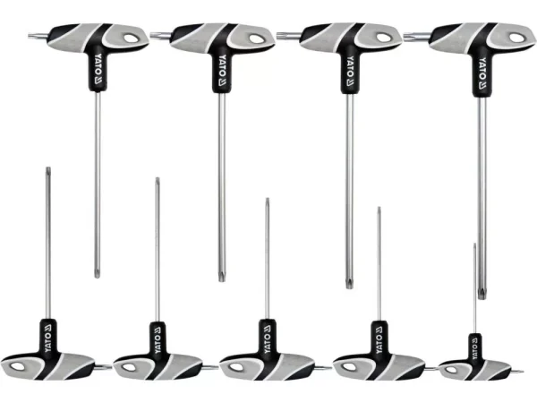 Set llaves torx tamperproof en t 9 pcs - yato