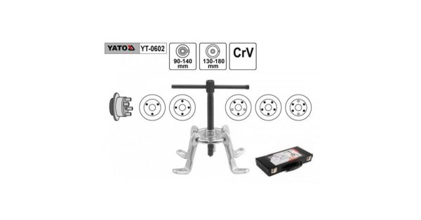Extractor de cubo de rueda 5 brazos l 200mm- yato - Imagen 2