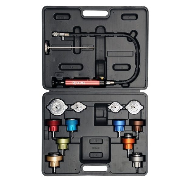 Kit universal de presion del radiador 14pcs - yato