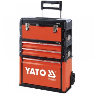 Caja de herramientas desplegable c-ruedas - yato
