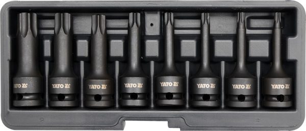 Set dados de impacto torx 1-2Pulgadas  8 pcs - yato - Imagen 3