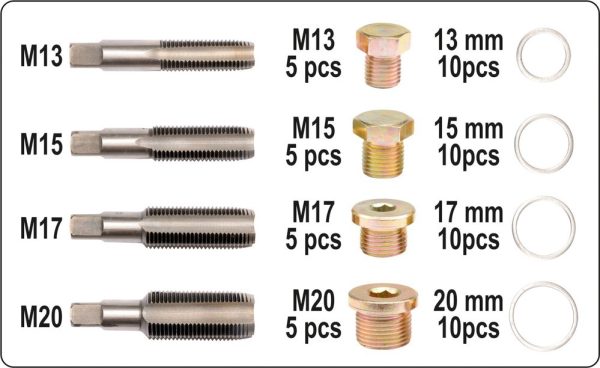 Set reparacion tapones p-carter de aceite m13-m20 - Imagen 2
