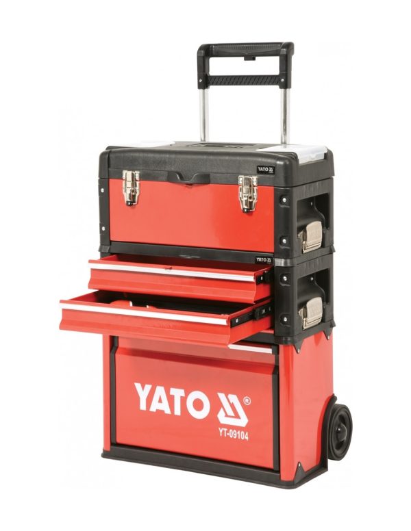 Caja de herramientas desplegable c-ruedas - yato - Imagen 2
