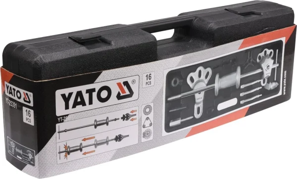 Extractor rodamientos martillo inercia 16pcs - yato - Imagen 2