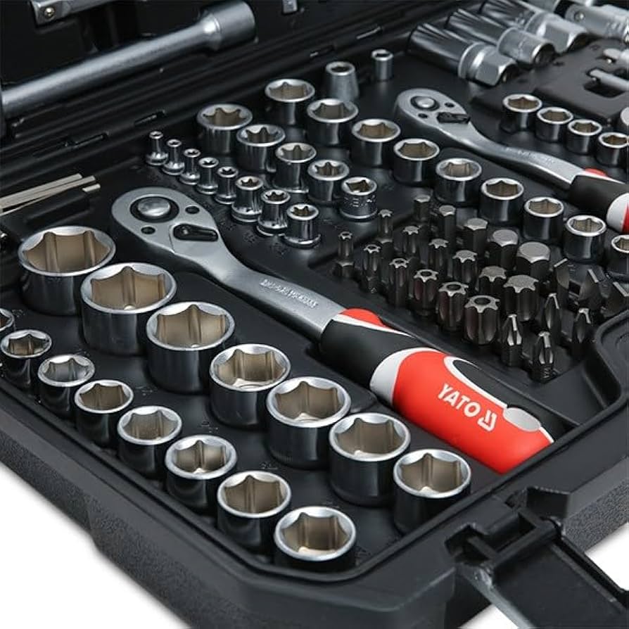 Set dados 1/4", 3/8", 1/2" 176pcs - Yato - Imagen 3