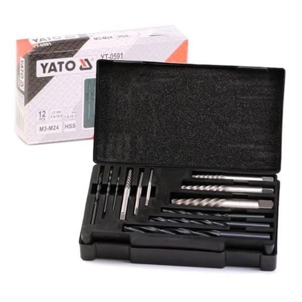 Set extractor pernos cortados 12pcs - yato