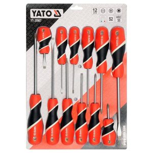 Set destornilladores paleta - cruz 12pcs - yato