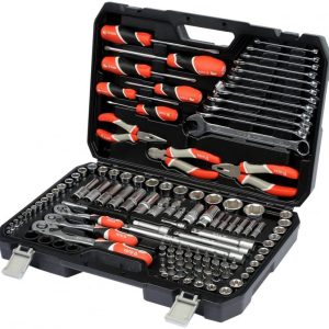 Set herramientas 1/4", 3/8", 1/2" 129pcs