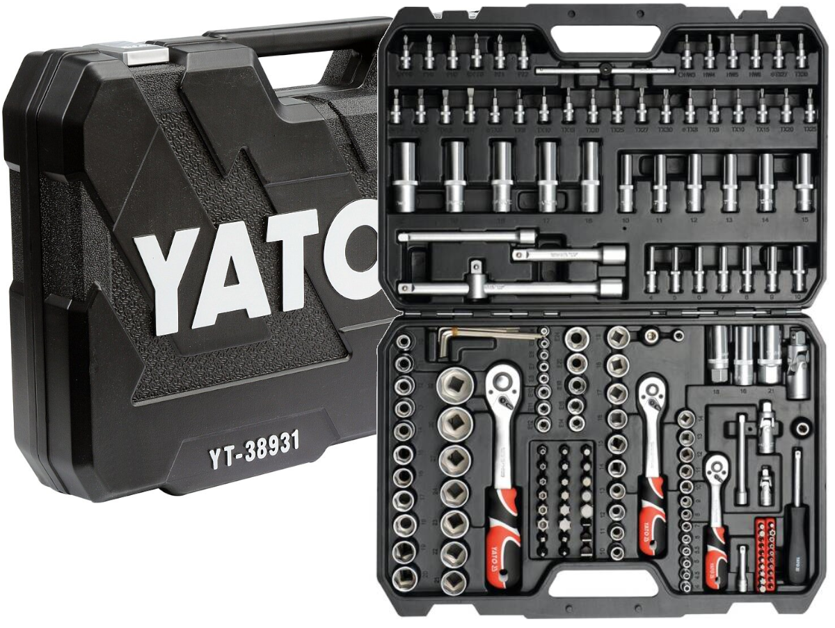 Set dados 1/4", 3/8", 1/2" 176pcs - Yato - Imagen 2