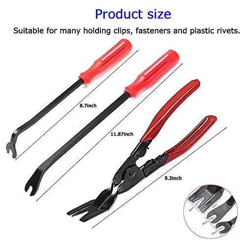 kit desmontador de panel y broches plásticos - Imagen 2