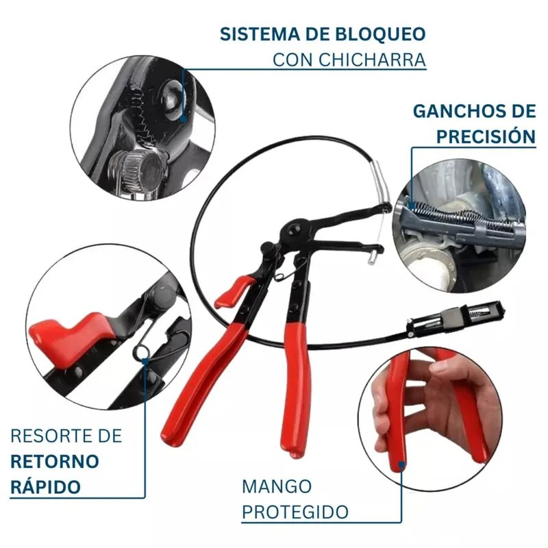 alicate flexible abrazaderas metálicas - Imagen 3