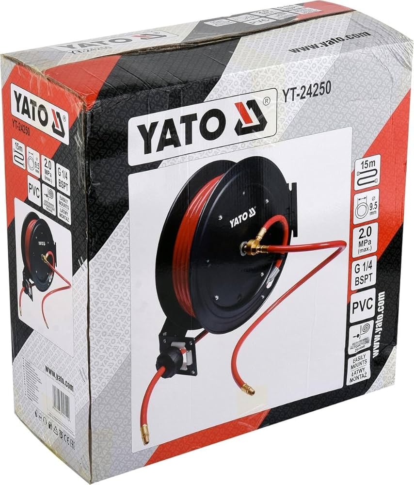 Carrete Retractil Profesional 15m - Yato - Imagen 2