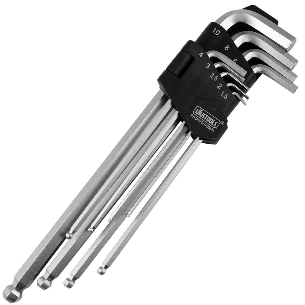 Juego De Llaves Allen Largos 9 Pcs