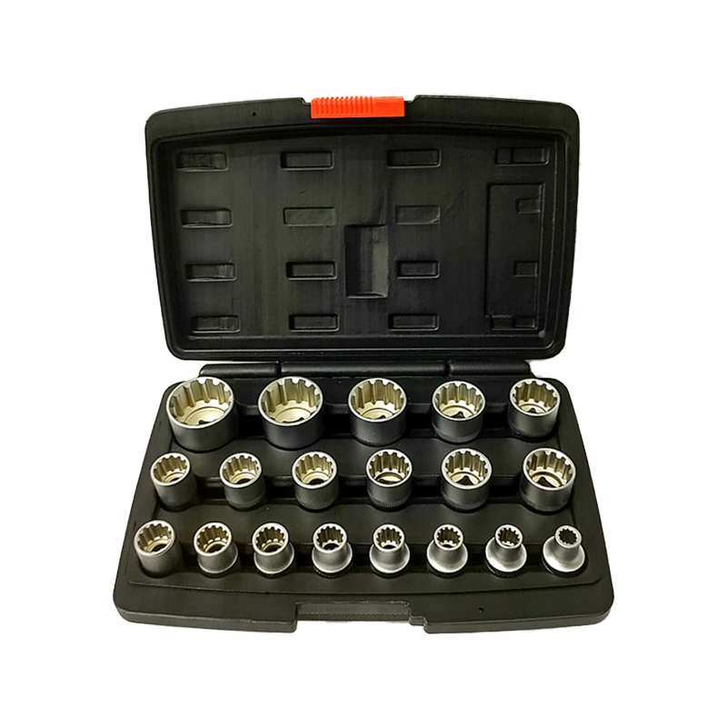 Juego dados estriados 19pcs Uysutools