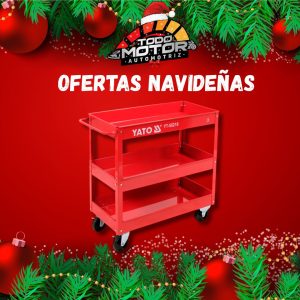 Carro porta Herramientas 3 bandeja - NAVIDAD