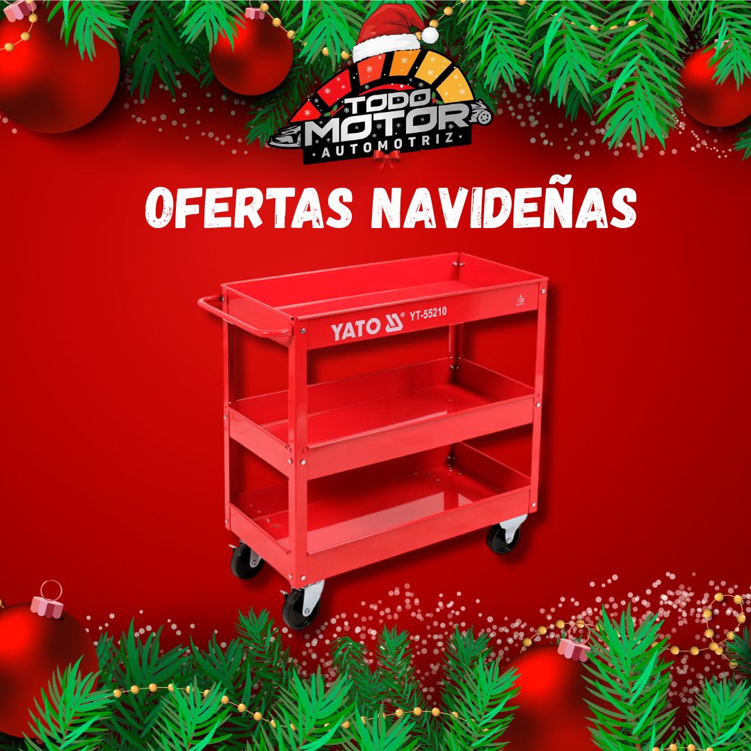 Carro porta Herramientas 3 bandeja - NAVIDAD
