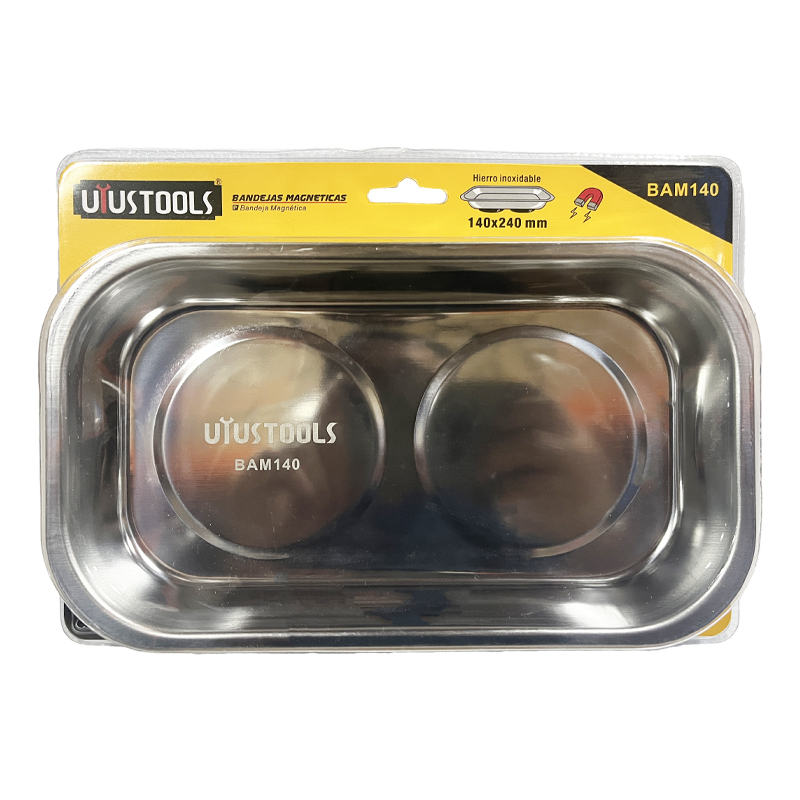 Bandeja Magnética para Pernos y Tornillos 140 x 240 mm – Acero Inoxidable
