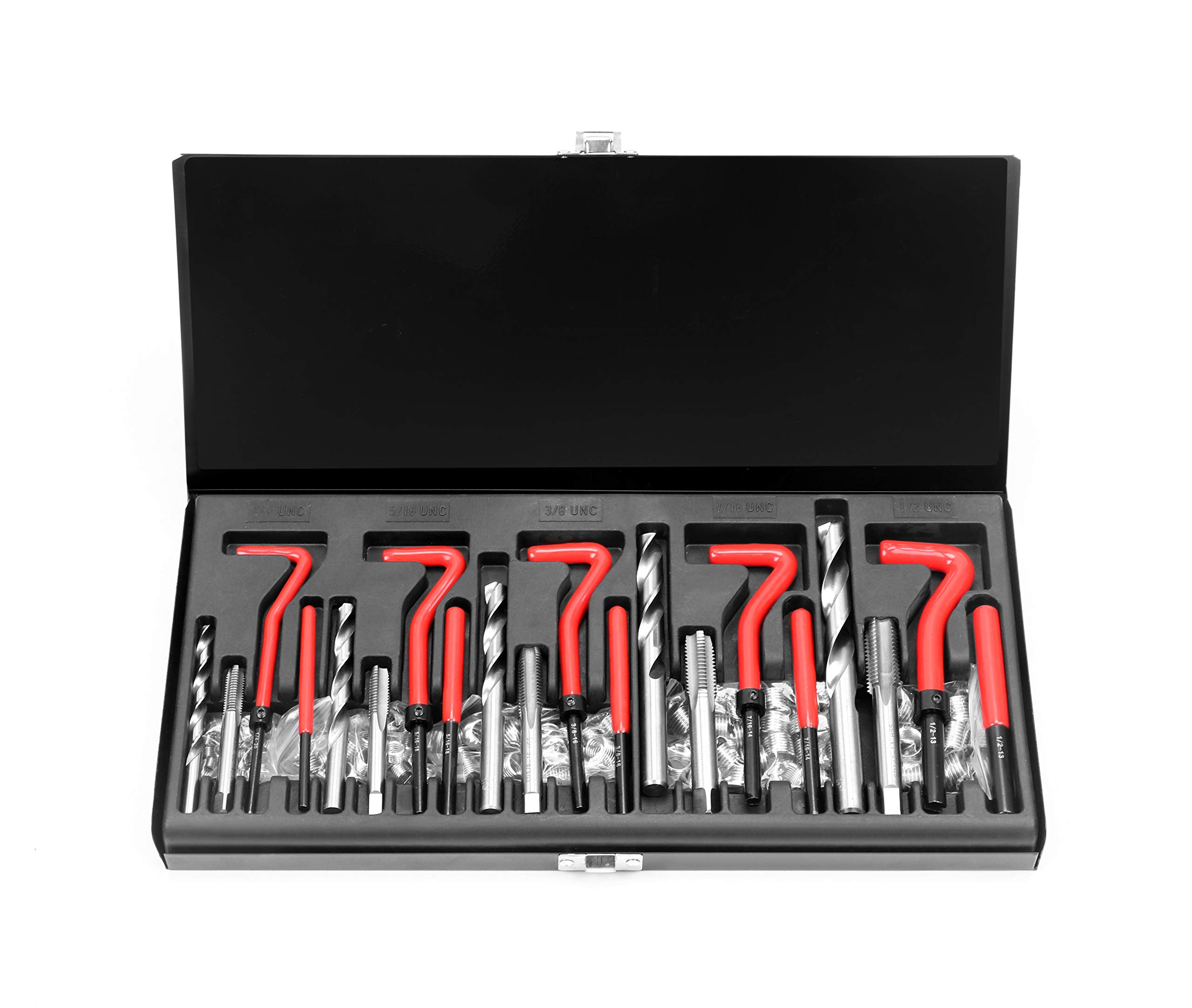 Kit Helicoil Reparador de Roscas Profesional | Juego Completo para Taller Mecánico