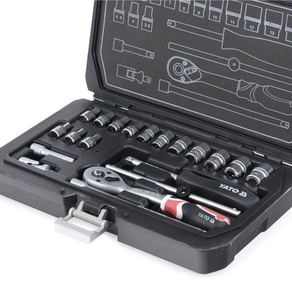 Set de Dados 1/4" 20 Piezas Yato - Imagen 4