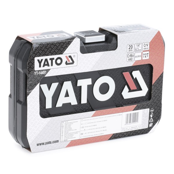 Set de Dados 1/4" 20 Piezas Yato - Imagen 2