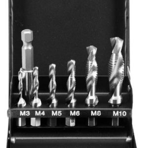 SET MACHOS AUTOPERFORANTES 7PCS 1/4